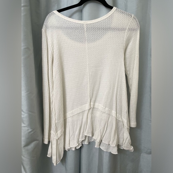 Design lab XS white long sleeve top - Picture 4 of 5